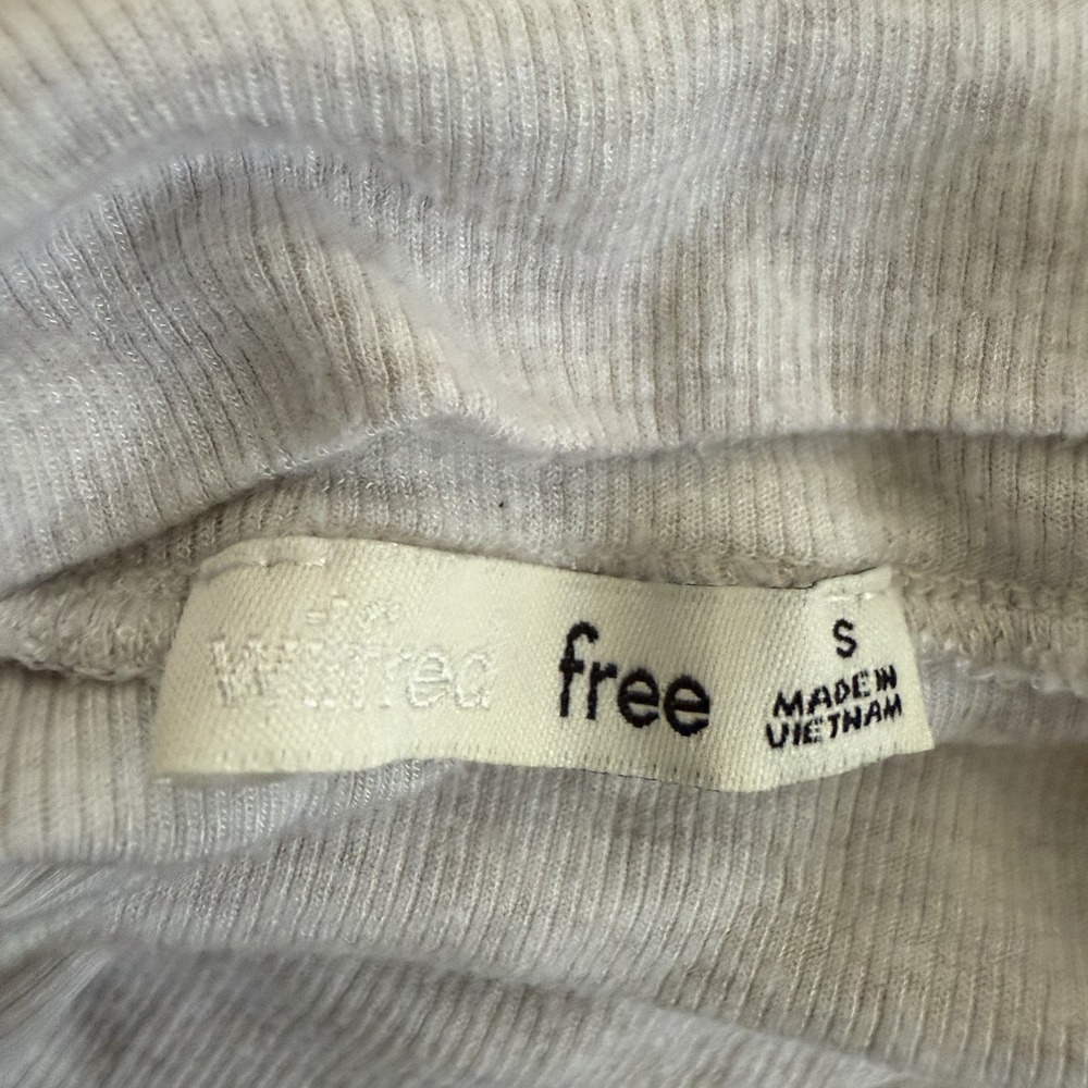 Aritzia Wilfred Free Mockneck Pullover Long Sleeve Lounge Gray Women Size Small - Picture 3 of 4